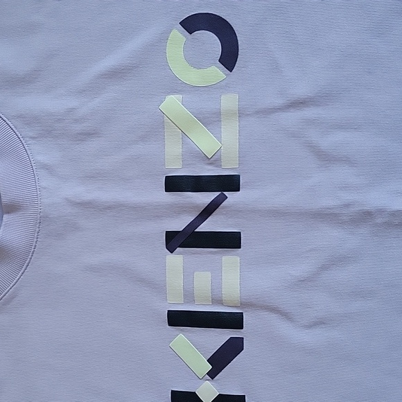 NWT Kenzo Boxy Oversized Lilac T-shirt Size S - Picture 2 of 8